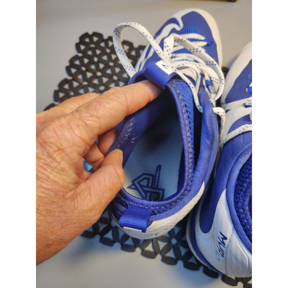 Nike Air Max MVP Elite Blue White Baseball Cleats 14 - Picture 6 of 9